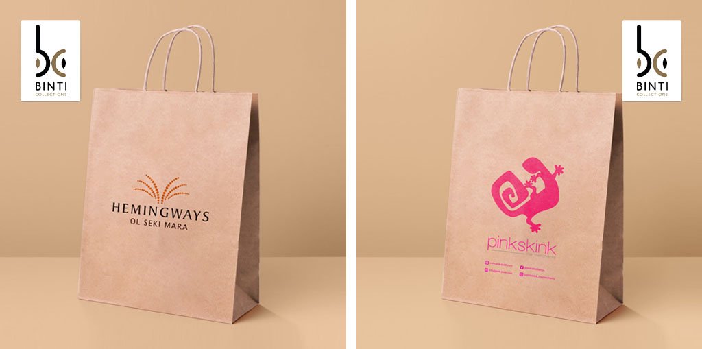 Brown Paper Bags - Eco Friendly - Binti Collections Limited